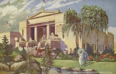 British Government Pavilion, British Empire Exhibition, Wembley, 1924